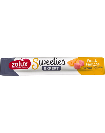 ZOLUX Krémové psie maškrty SWEETIES s kuracím mäsom a syrom 14 g