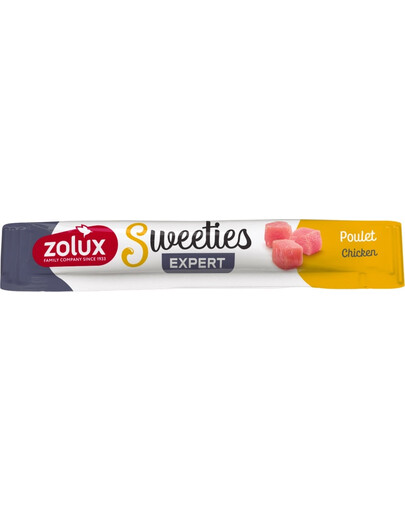 ZOLUX SWEETIES krémová maškrta pre mačku s kuracím mäsom 14 g