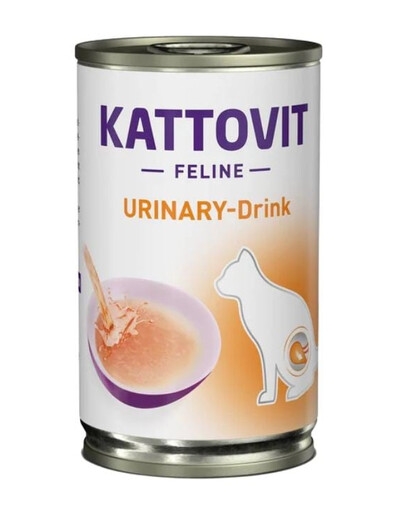 KATTOVIT Cat Diet Drinks Urinary Kočičí nápoj s kúskami mäsa 135 ml