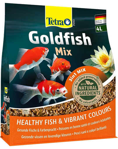 TETRA Pond Goldfish Mix 4 L Krmivo pre zlaté rybky v jazierku