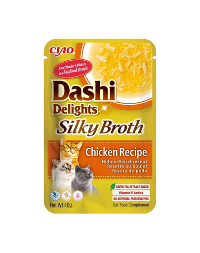 INABA Cat Dashi Delights Silky Broth kuracie mäso 40 g