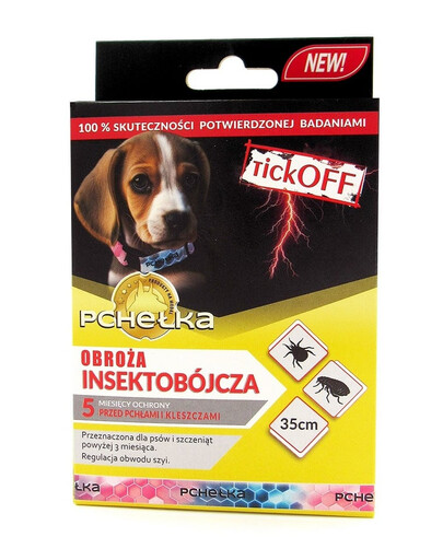 PCHEŁKA Insekticídny obojok pre psov 35 cm