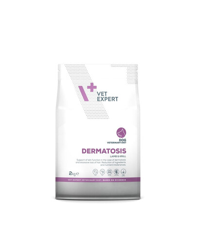 VET EXPERT Veterinary Diet Dog Dermatosis Lamb and Krill 2 kg