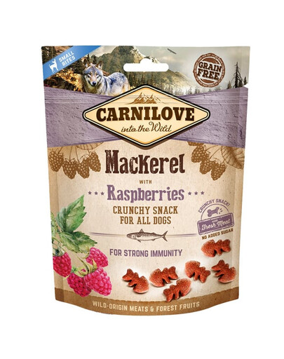 CARNILOVE Dog Crunchy Snack Mackerel&Raspberries 200g