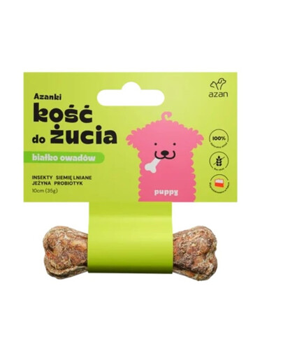 AZANKI Kosť s hmyzom pre šteňa Puppy 10cm