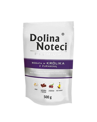 DOLINA NOTECI Premium bohatá na králika s brusnicami 10 x 500 g