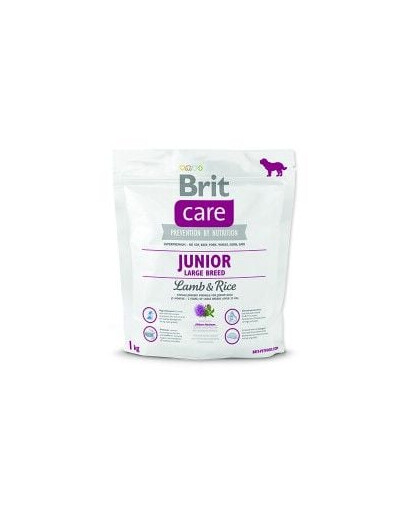 BRIT Care Dog Junior Large Breed Lamb & Rice 1kg