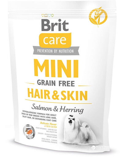 BRIT Care Mini Grain Free Hair & Skin 400 g
