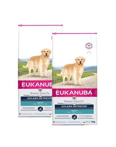 EUKANUBA Adult Breeds Specific Golden Retriever Chicken 2 x 12 kg