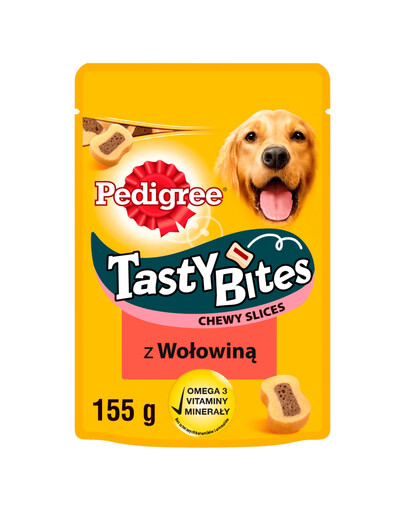 Pedigree Tasty Minis s hovädzou a hydinou 155g - psie maškrty 155g