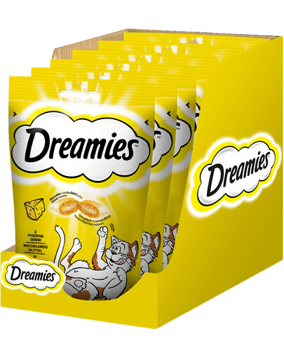 DREAMIES 6x60 g mačacia pochúťka s lahodným syrom