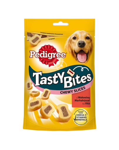 PEDIGREE Tasty Bites Chewy Slices s hovädzím 155g