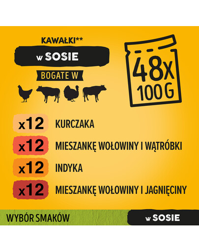 PEDIGREE Mix pochútiek 12x100g