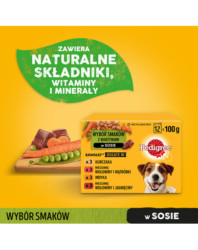 PEDIGREE Mix pochútiek 12x100g