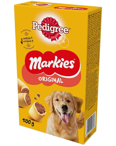 PEDIGREE Markies Original 500 g Chrumkavé maškrty pre dospelých psov