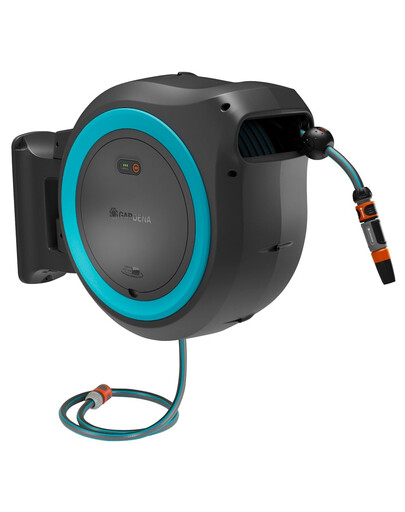 GARDENA nástenný navijak na hadicu PowerRoll XL s batériou