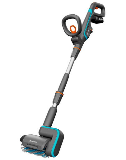 GARDENA Akumulátorová záhradná kefa AquaBrush Patio 03/18V P4A s batériou