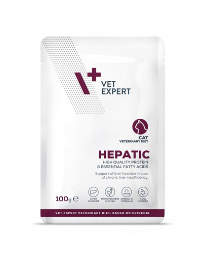 VET EXPERT Veterinary Diet Cat Hepatic pouch 100 g
