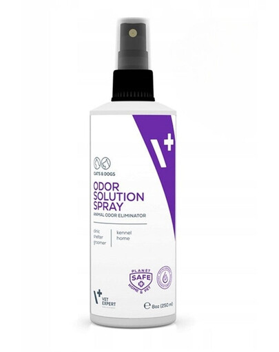 VET EXPERT Odor Solution Spray Animal Odor Eliminator 250 ml neutralizátor pachov pre psov a mačky