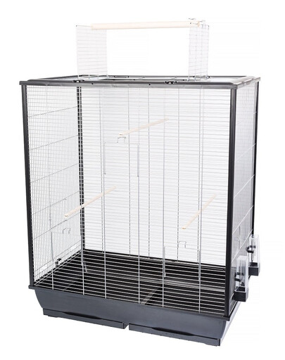 INTERZOO Fiona XL Klietka pre vtáky 78 cm čierna