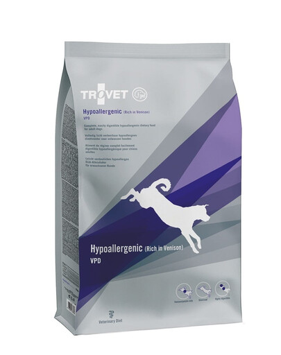TROVET Hypoallergenic Venison VPD dla psów 10 kg