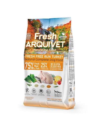 ARQUIVET Fresh Polo-vlhké krmivo pre psov s morčacím mäsom a morskými rybami 2,5 kg