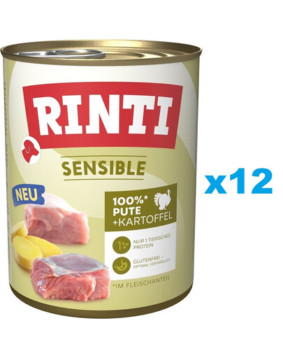 RINTI Sensible Morka so zemiakmi 12x800g