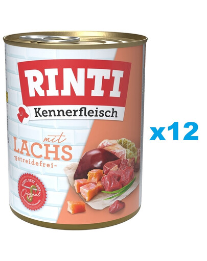 RINTI Kennerfleisch Salmon losos 12x800 g