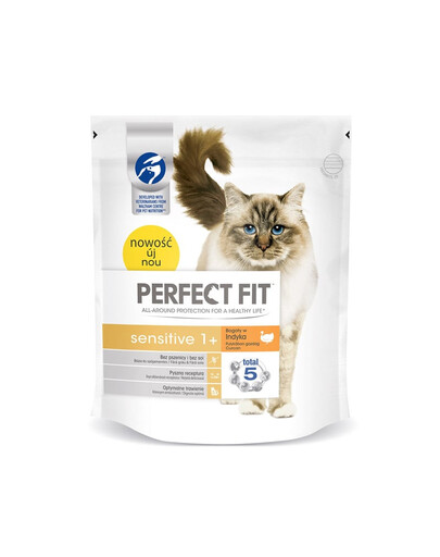 PERFECT FIT Sensitive 1+ bohatý na morčacie 750g
