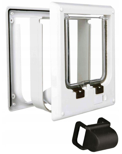 TRIXIE Dvierka pre mačku  'Freecat de luxe elektromagnetické biele