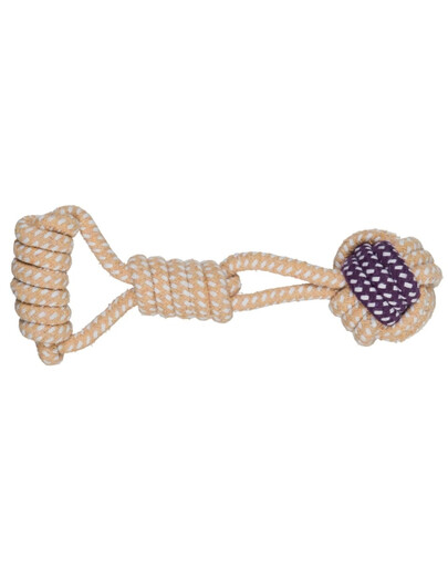 TRIXIE Bavlnená lopta s úchytom, 6 cm/23 cm