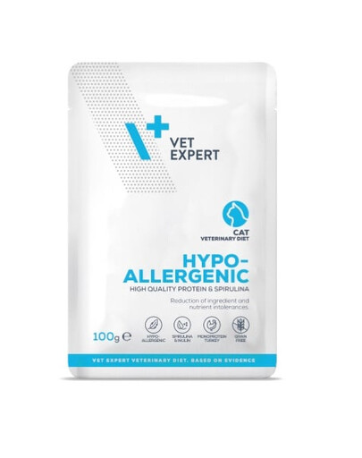 VET EXPERT Veterinary Diet Cat Hypoallergenic Turkey pouch 100g