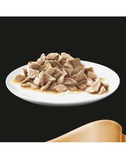 SHEBA Fresh & Fine 6x50g mokré kompletné krmivo pre dospelé mačky v omáčke s kuracím a morčacím mäsom