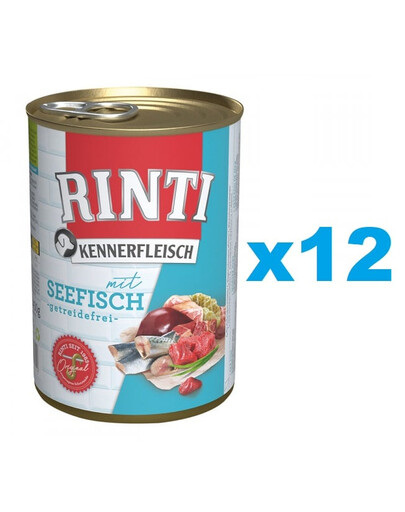 RINTI Kennerfleisch Sea Fish Morské ryby 12x400 g