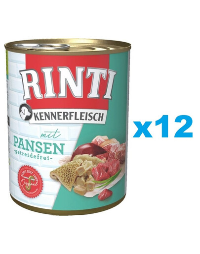 RINTI Kennerfleisch Rumen žaludky 12x400 g