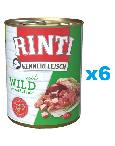 RINTI Kennerfleisch Game 6x800 g