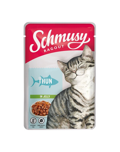 SCHMUSY RAGOUT s tuniakom v želé 22x100 g