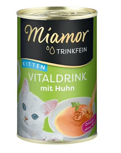 MIAMOR Trinkfein Soup with Chicken for Kittens 6×135g Polievka s kuracinou pre mačiatka