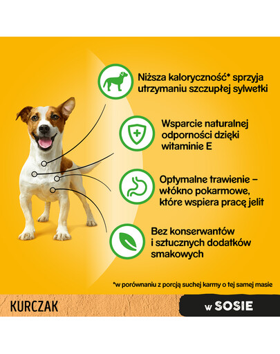 PEDIGREE kuracie a zelenina v omáčke 0.1 kg