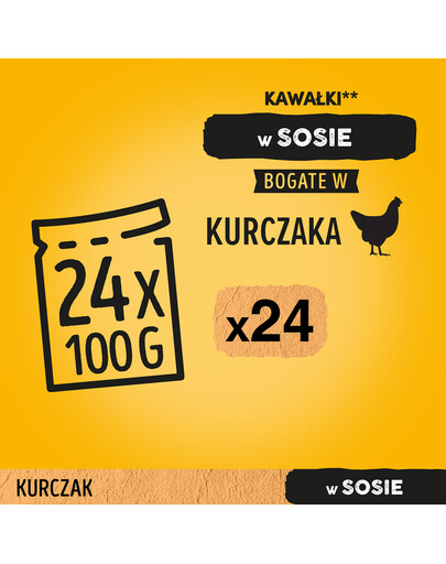 PEDIGREE kuracie a zelenina v omáčke 0.1 kg