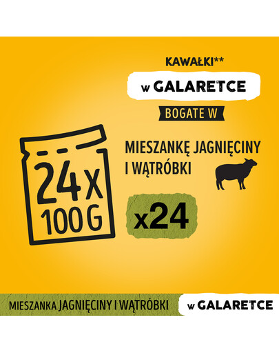 PEDIGREE Jahňacie v želé 100 g