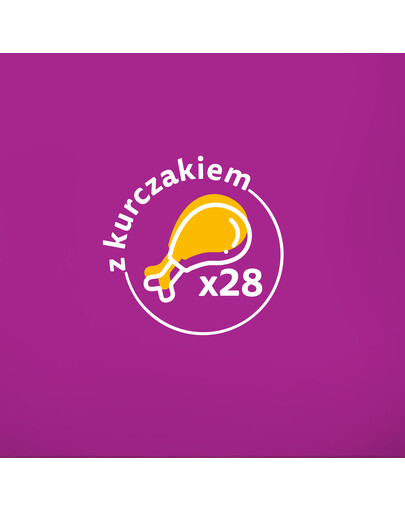 WHISKAS Adult 85g vrecúško krmiva pre dospelé mačky v želé s kuracím mäsom