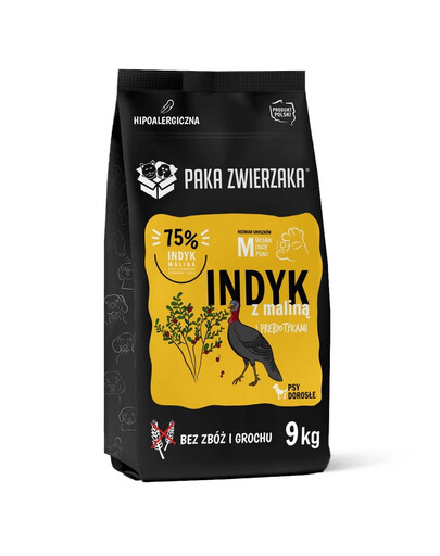 PAKA ZWIERZAKA Seven’th Heaven Turkey & raspberry Adult 9 kg