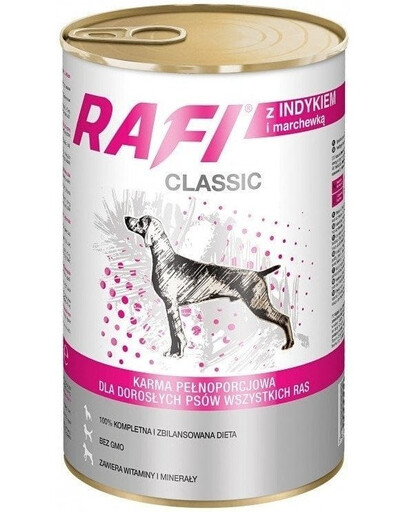DOLINA NOTECI Rafi Classic morčacie mäso s mrkvou v omáčke 1240g