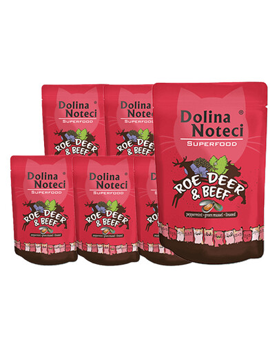DOLINA NOTECI Superfood srnčie a hovädzie mäso 10x85g