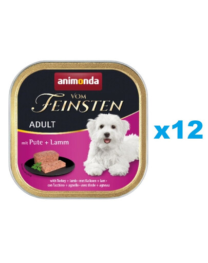 ANIMONDA Vom Feinsten Adult indyk i jagnięcina 12x150 g
