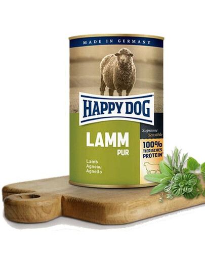 Puszka dla psa - jagnięcina (lamm pur) 400g