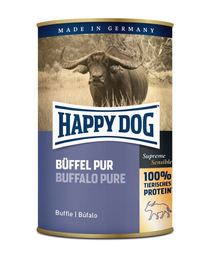 Puszka dla psa - bawół (buffel pur) 400g