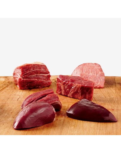 Grancarno puszka 800 g junior wołowina + serca indycze