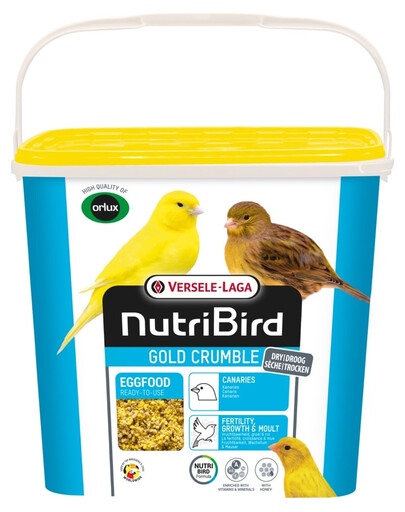 VERSELE-LAGA NutriBird Gold Crumble Canaries 4kg suchý pokrm vajíčkový pre žlté kanáriky